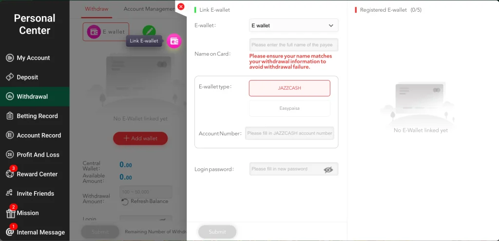 6999bet Game Withdrawal