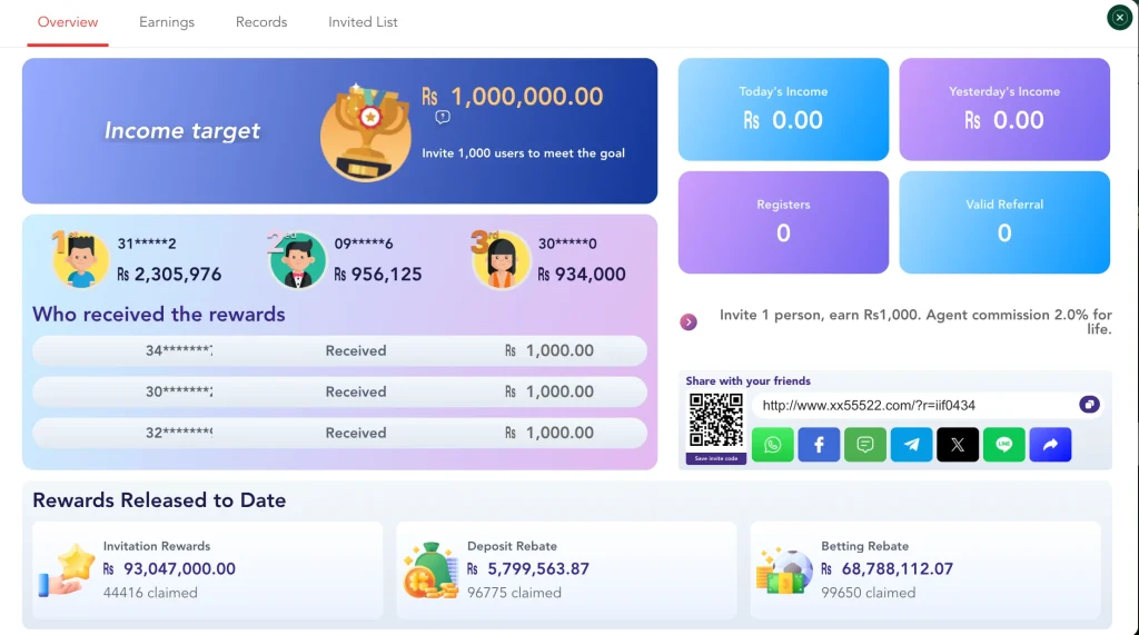 6999bet Refer and Earn